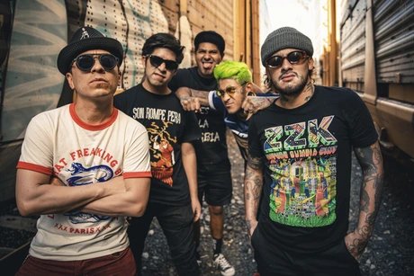 Die mexikanische Band "Son Rompe Pera"