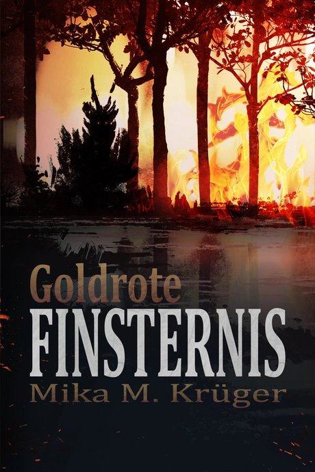 BUCHCOVER: GOLDROTE FINSTERNIS