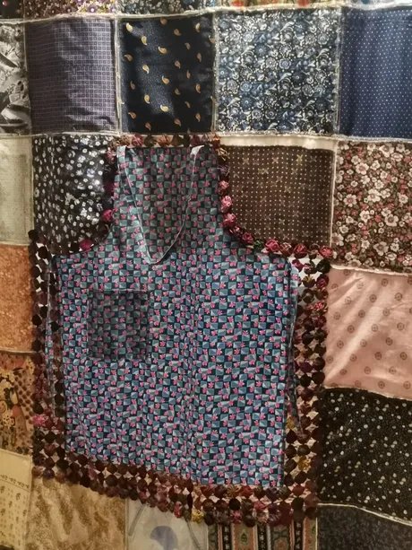 Marlene Herbert, Proof, Textile Collage 33 Grandmother Aprons 2024