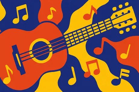 Gitarrenmusik , Symbolgrafik