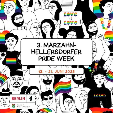 Marzahn-Hellersdorfer Pride Week, key visual 2025