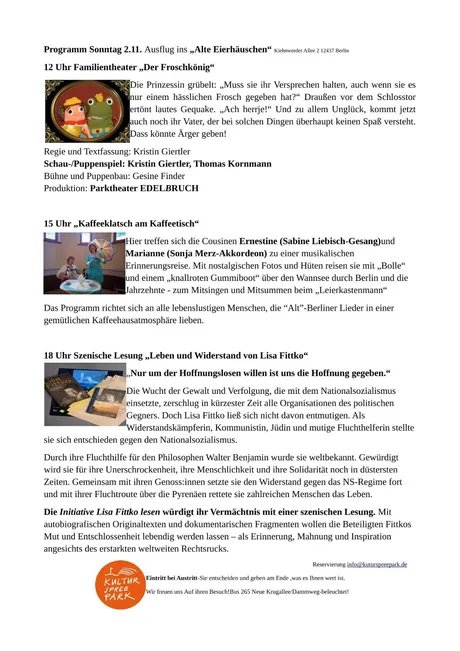 Flyer I Programm