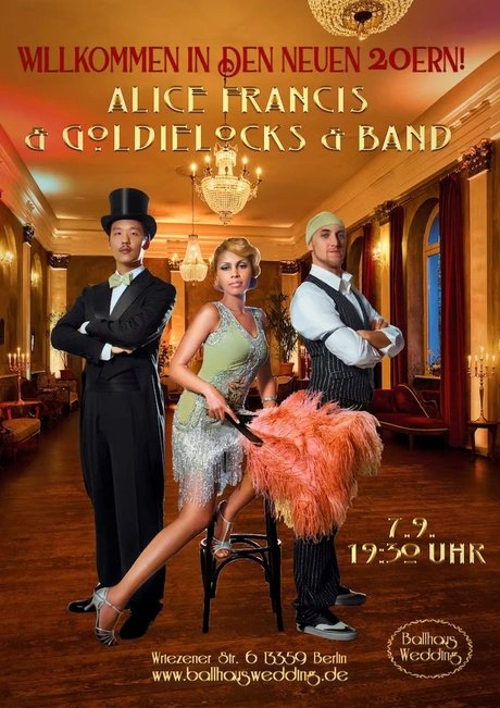POSTER Alice Francis, Goldielocks und ihre Band