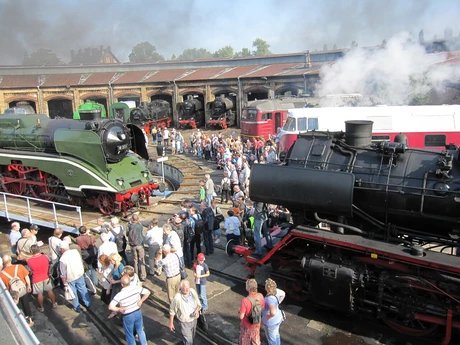 Fest auf dem Gelände vom Bahnbetriebswerk Schöneweide
