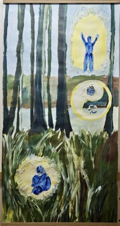 Bild aus dem „Friedensdemo zu Weihnachten“ - Workshop