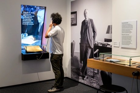 Ausstellung, Konrad Adenauer. Der erste Bundeskanzler