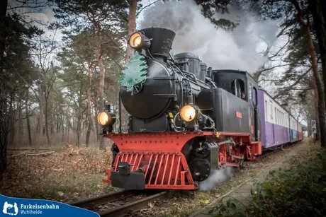 "Tschüss Weihnachtsmann" bei der Parkeisenbahn Wuhlheide