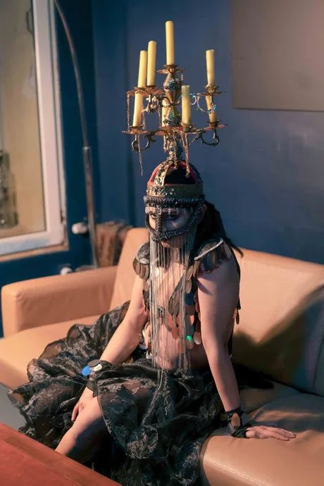 Prince Emrah With Headpiece, 2020, from the series Come Get Your Honey, 2021