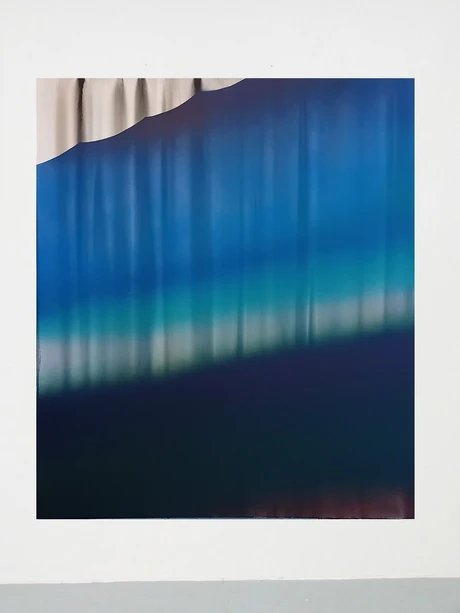 Sandrine Mahéo, Untitled 2025, 200 x 180 cm, Acryl auf Leinwand.