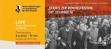 Veranstaltungen in Berlin: Podiumsdiskussion „Heraus zur Demonstration, übt Solidarität“