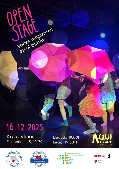 Open Stage, Voces migrantes - PLakat
