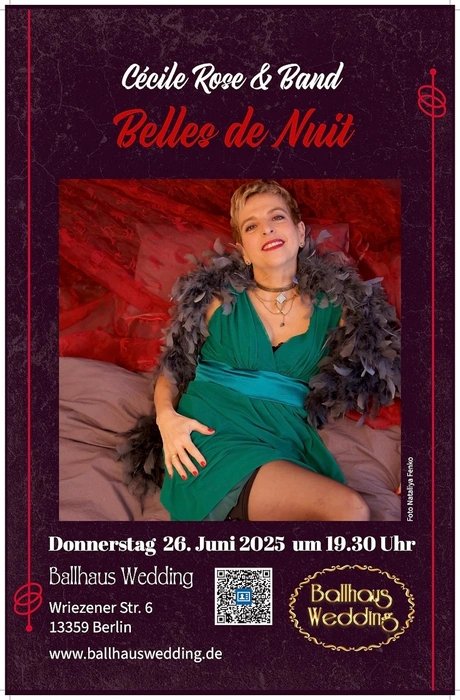 POSTER Belles de Nuit: cecile rose