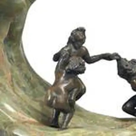 Camille Claudel, La Vague (Die Welle), 1897 (Modell, Ausführung 1898–1903), Onyx, Bronze, 62 x 56 x 50 cm