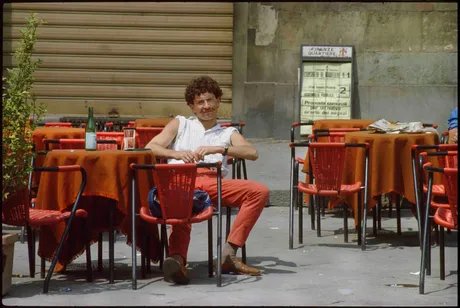 Jörg Rubbert_'Mann im Café'_Florenz 1983