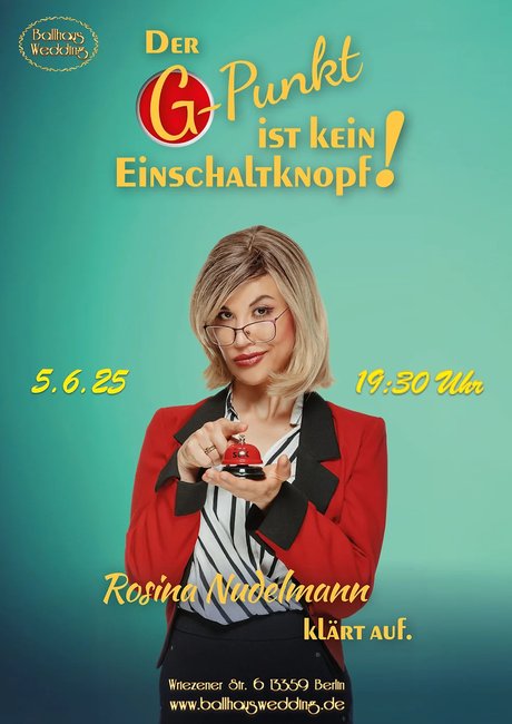 KEY VISUAL Der G-Punkt ist kein Einschaltknopf