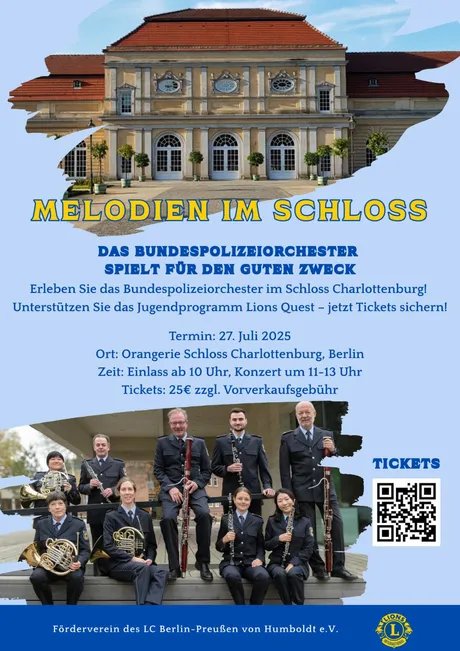 Flyer Melodien im Schloss