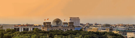 Panorama Berlin mit Reichstag
