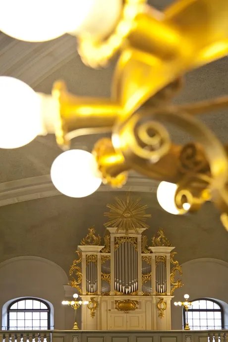 Eule Orgel in der Franz Kirche