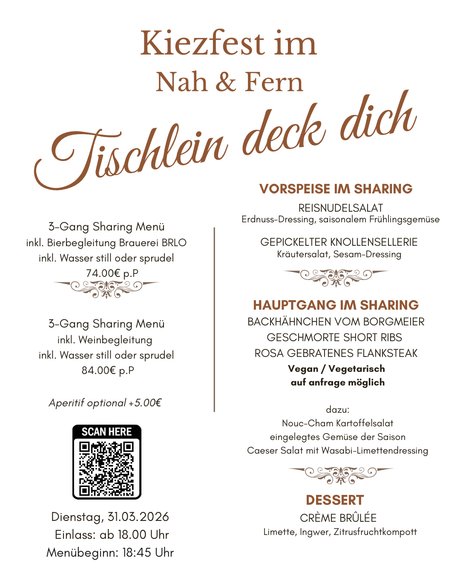 Tischlein deck dich | Flyer