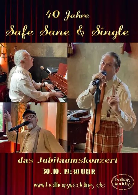 POSTER Safe Sane und Single