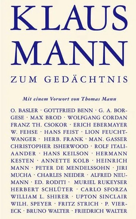 VISUAL „Klaus Mann zum Gedächtnis“