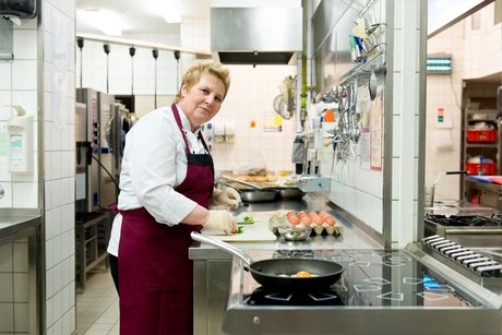 Frühstücks-Köchin Anne Klappach