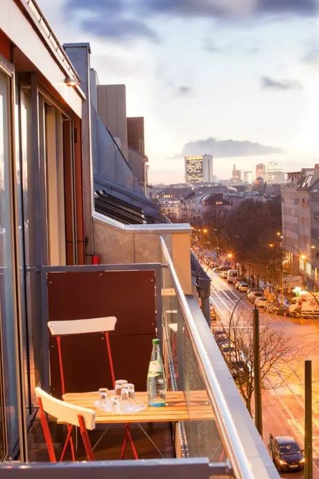 Blick aus einem Deluxe Zimmer Richtung Potsdamer Platz