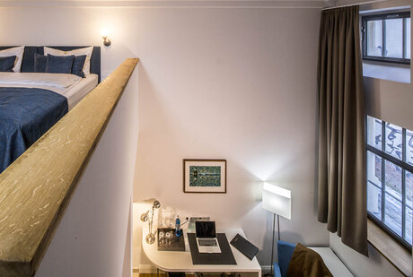 Comfort Doppelzimmer - Maisonette mit Deckenhöhe ca. 1,70m