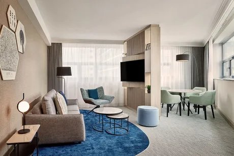 Ein-Zimmer Apartment -  Wohnbereich