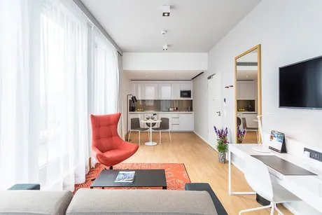 1 Bedroom Deluxe Apartment Livingroom