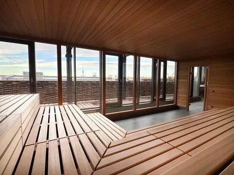 rooftop sauna