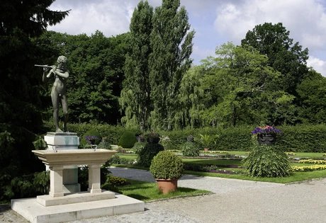 Il giardino botanico di Berlino in estate