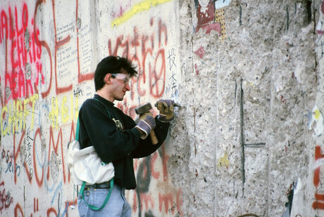Berliner Mauerspecht 1989