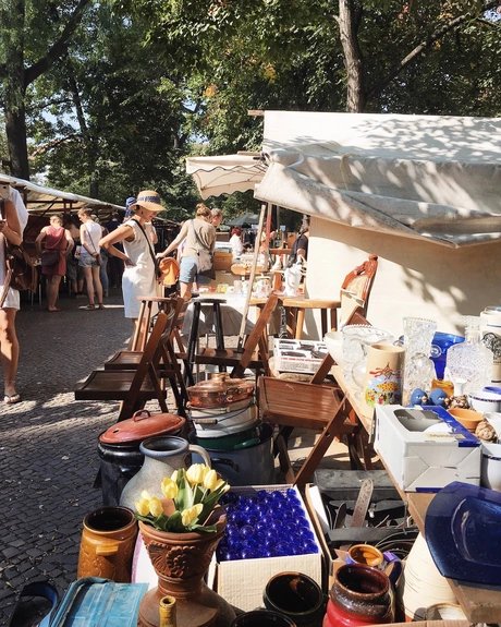 Flohmarkt am Sonntag im Mauerpark