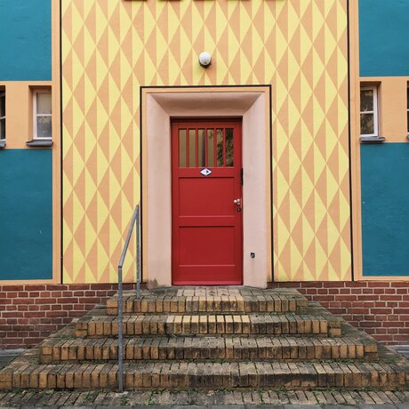 Typical door at the Tuschkastensiedlung