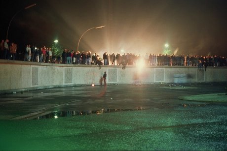 Fall of the Berlin Wall, the night of 9 November 1989