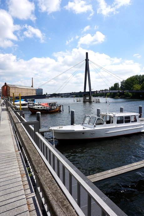 Bootsanleger in Oberschöneweide