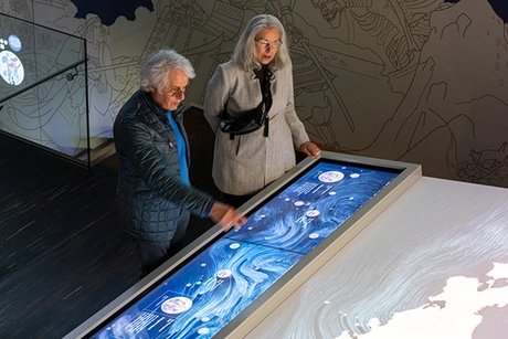 Samurai Museum Berlin, interaktive Station