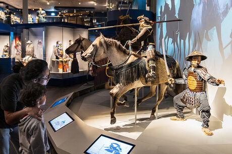 Sala de exposiciones del Museo Samurai de Berlín