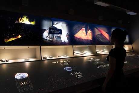 Samurai Museum Berlin, interaktive Station