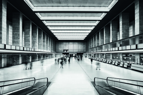 Bauhaus-Stil im Flughafen Tempelhof