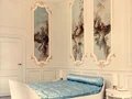 Berlin, Schloss Schönhausen, Bett im Gästezimmer