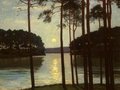 Walter Leistikow, Abendstimmung am Schlachtensee, um 1895