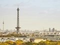 Funkturm mit Berliner Fernsehturm im Hntergrund Funkturm mit Berliner Fernsehturm im Hntergrund