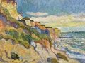 Cesar Klein Ahrenshoop II (Felsen am Meer), 1909 Öl auf Malpappe Privatsammlung Berlin Cesar Klein Ahrenshoop II (Felsen am Meer), 1909 Öl auf Malpappe Privatsammlung Berlin