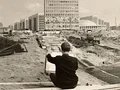 Gestalten fu╠êr Berlin Baustelle Alexanderplatz Haus des Lehrers