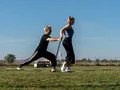 Die Trainer:innen bringen euch Tricks bei in dem Training für Alle Level.