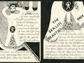 Dorothy Iannone, aus der Serie „The Berlin Beauties“, 1977-78, Schwarze Tusche, Spuren von Bleistift auf weißem Zeichenkarton