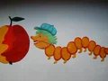 Raupe Nimmersatt und der gesunde Apfel