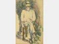 Paul Cézanne, Portrait du jardinier Vallier (Bildnis des Gärtners Vallier), c. 1906 Paul Cézanne, Portrait du jardinier Vallier (Bildnis des Gärtners Vallier), c. 1906